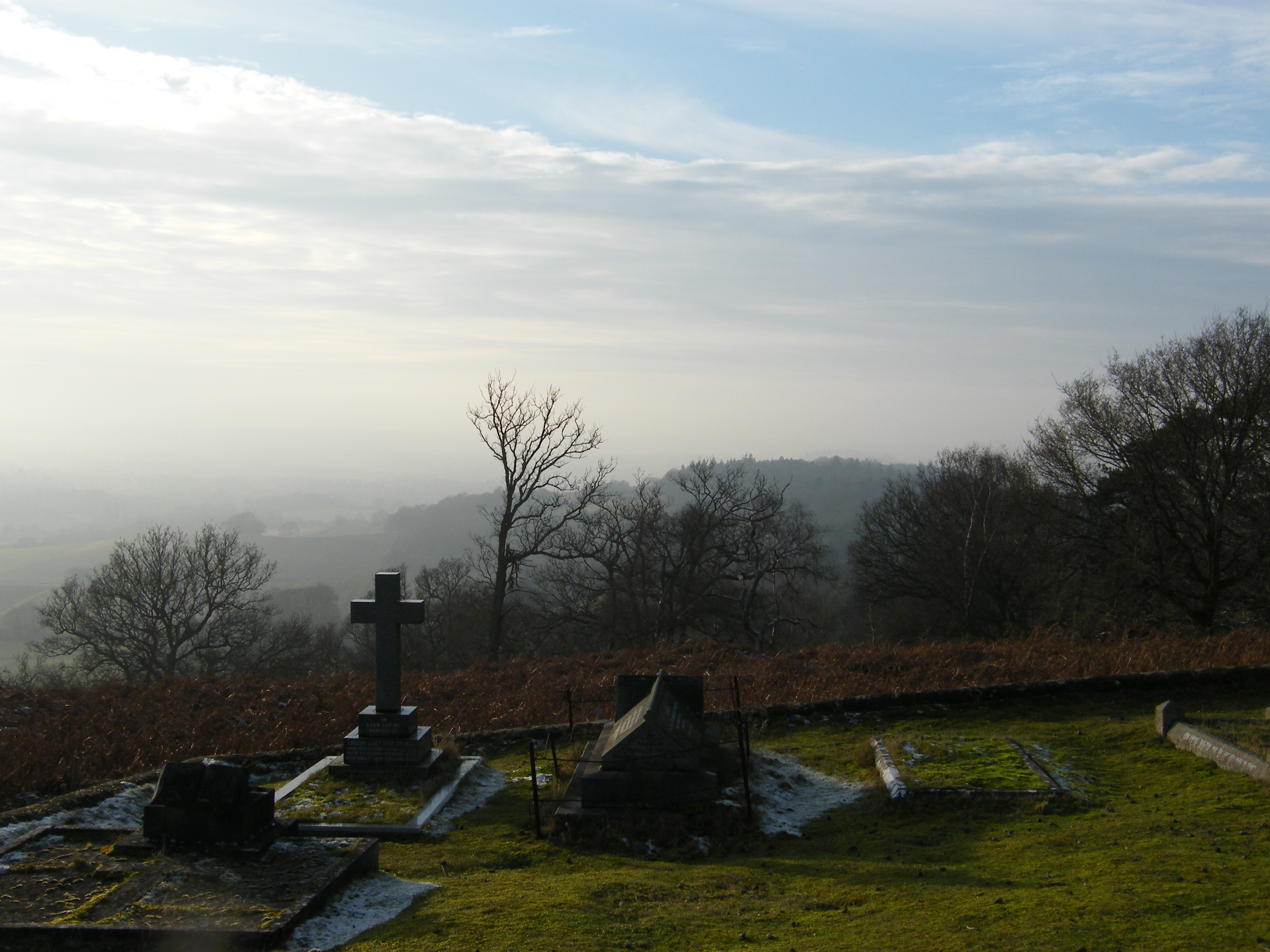 St Catherine's from St Martha's Chapel