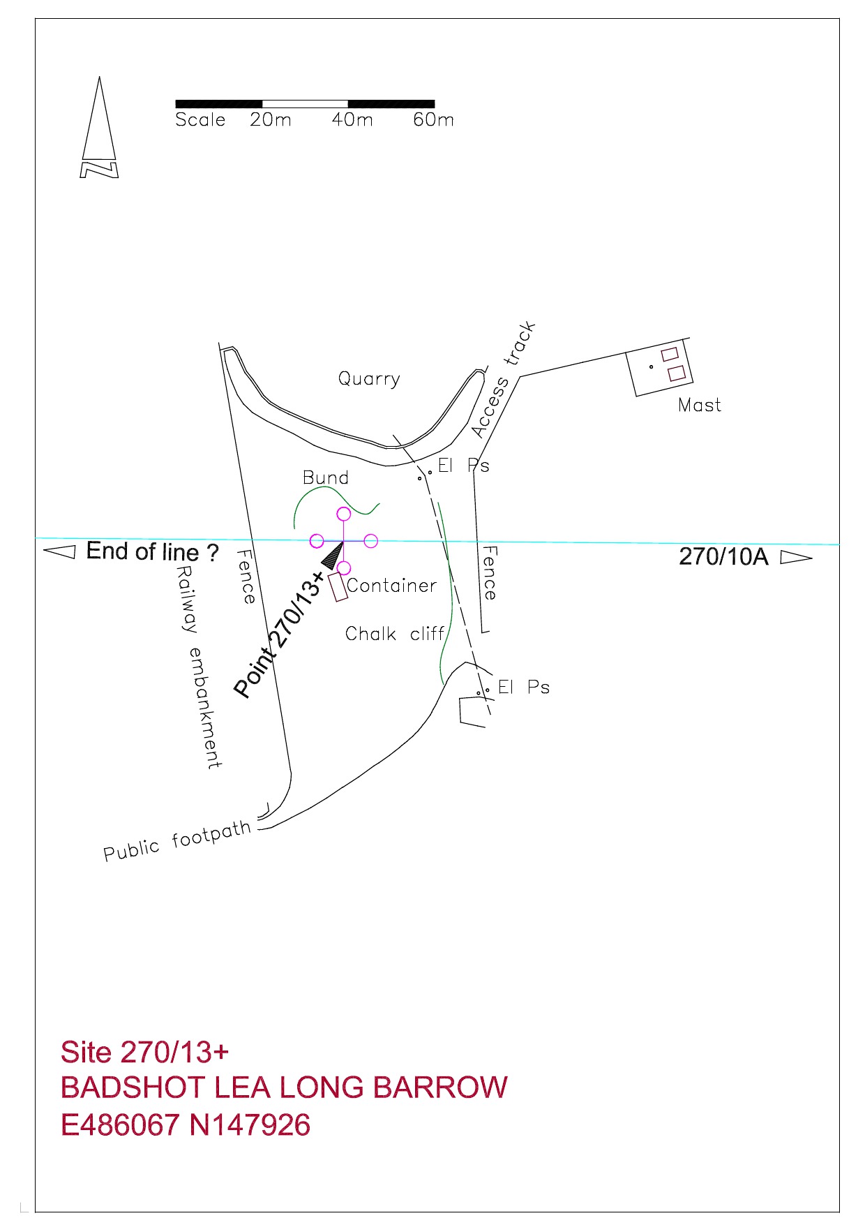 Site plan Badshot Lea Barrow