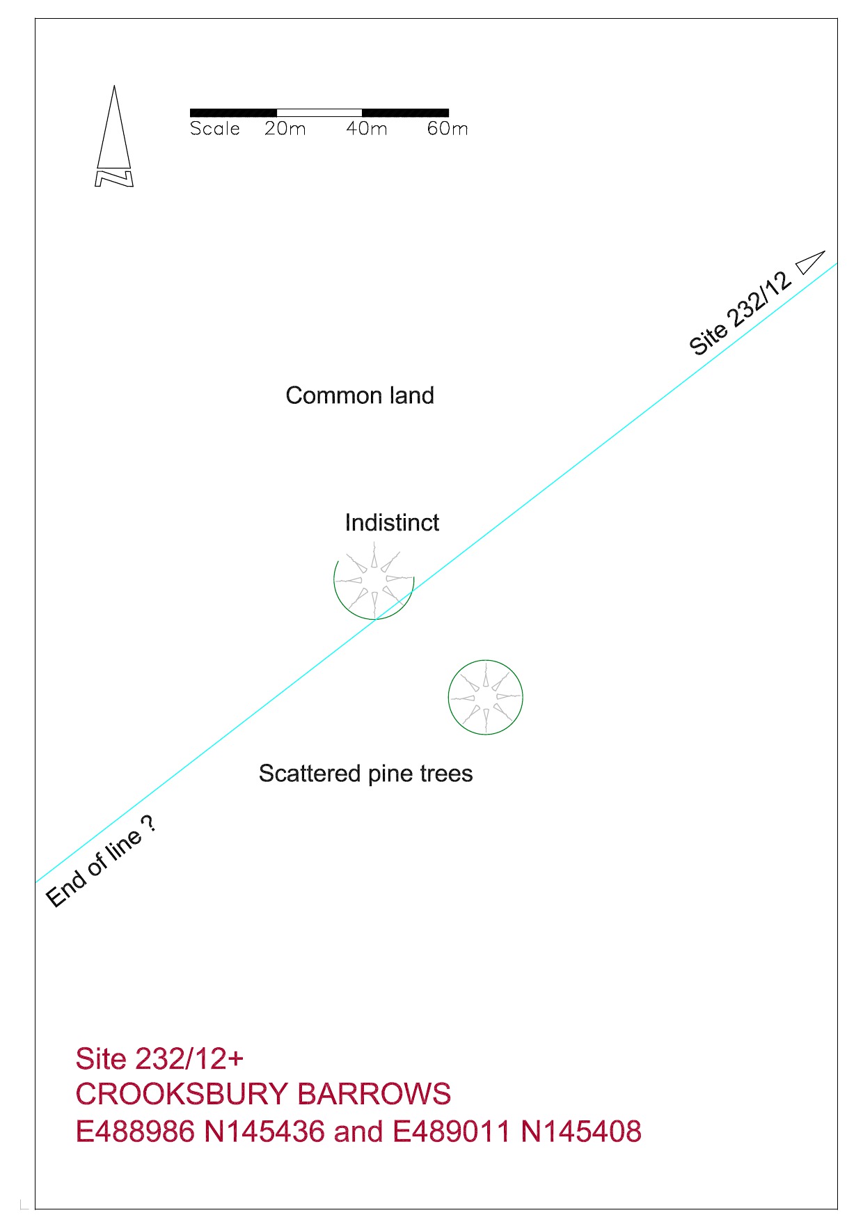 Site Plan Crooksbury Barrows