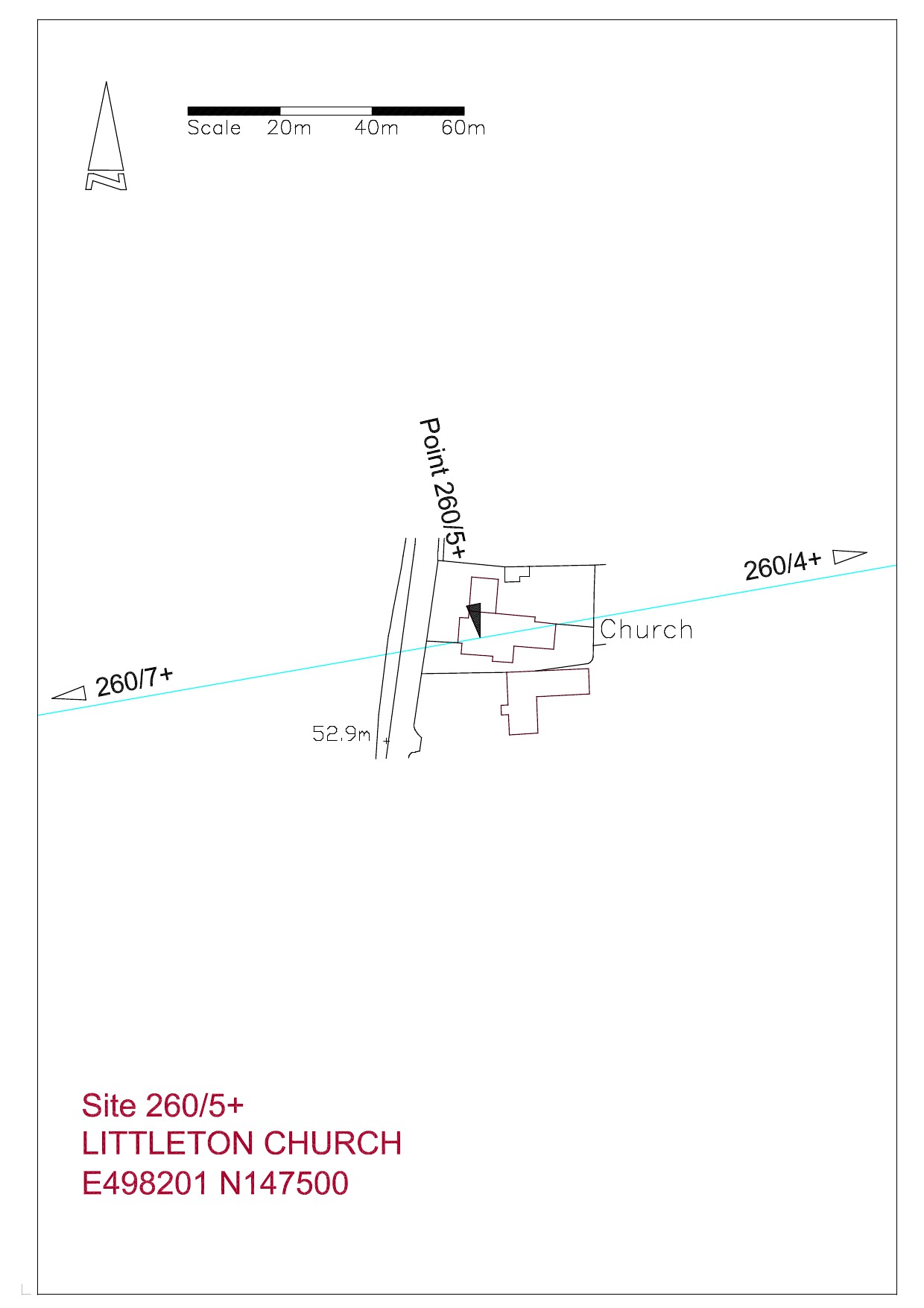 Site plan Littleton Church