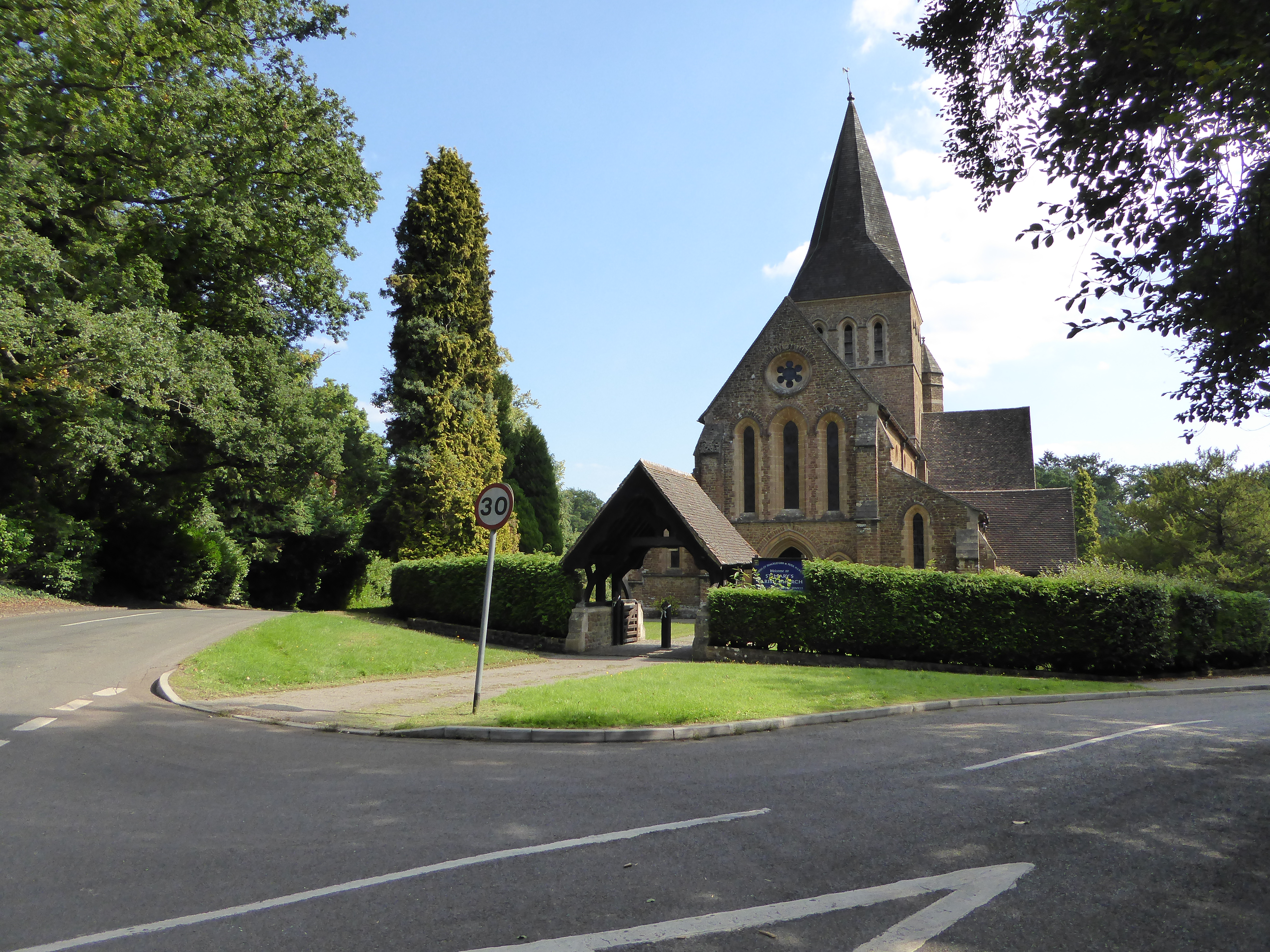 Shackleford Church from the West