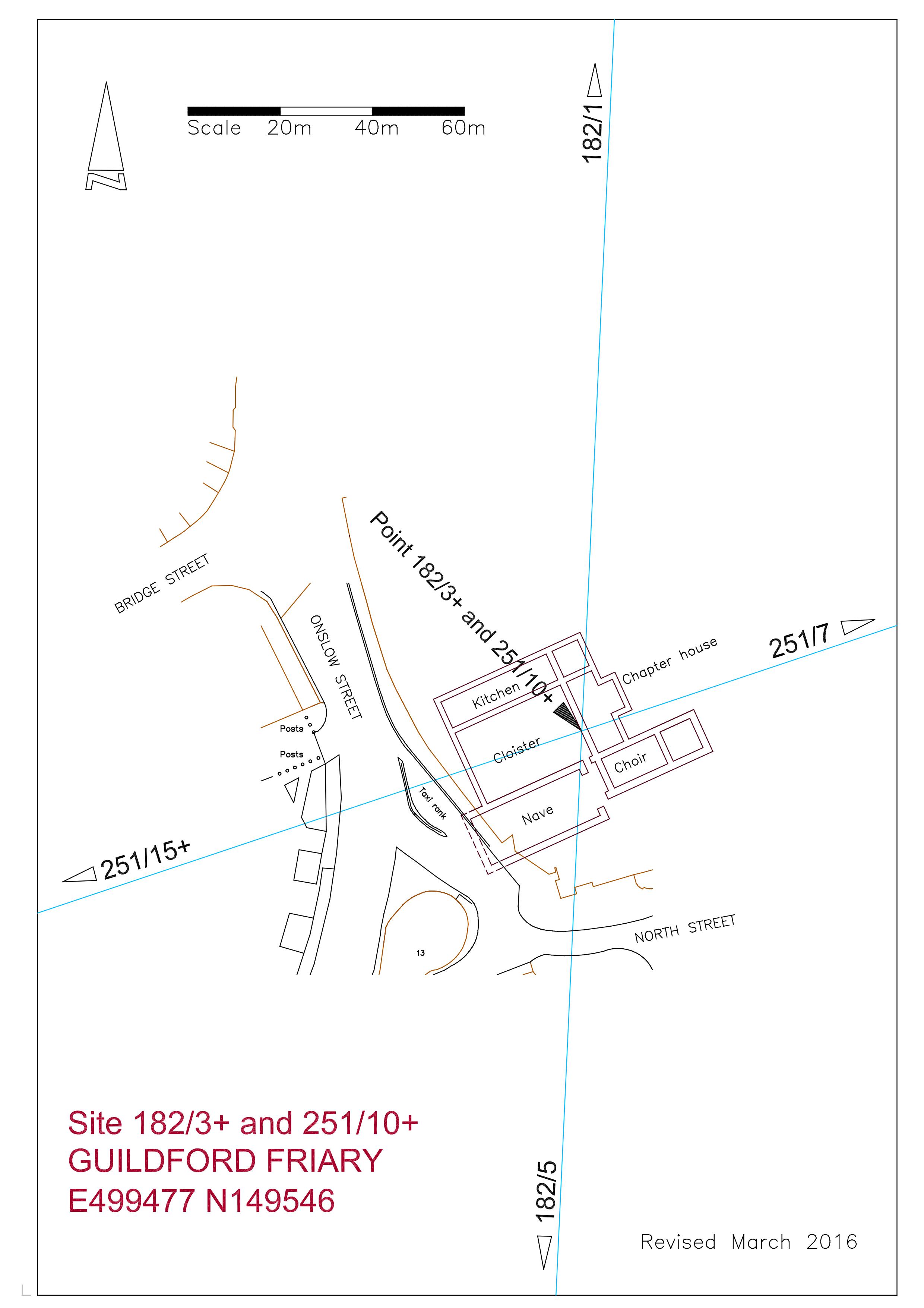 182/3+ Guildford Friary